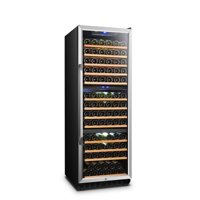 Lanbo 149 Bottle Triple Zone Wine Cooler