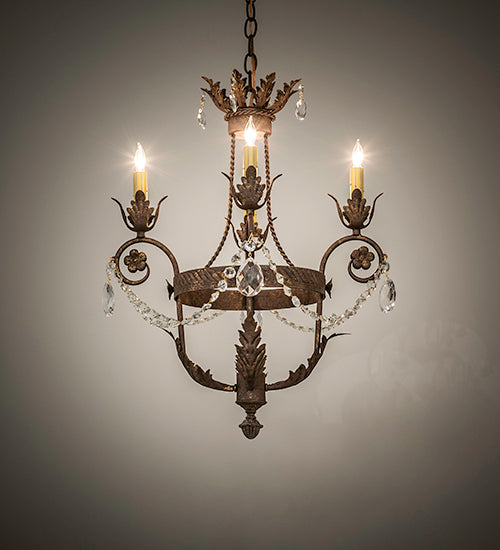 18" Wide Antonia 4 Light Chandelier