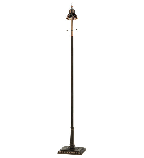 67"H Meyda Tiffany Hanginghead Dragonfly Floor Lamp | 151154