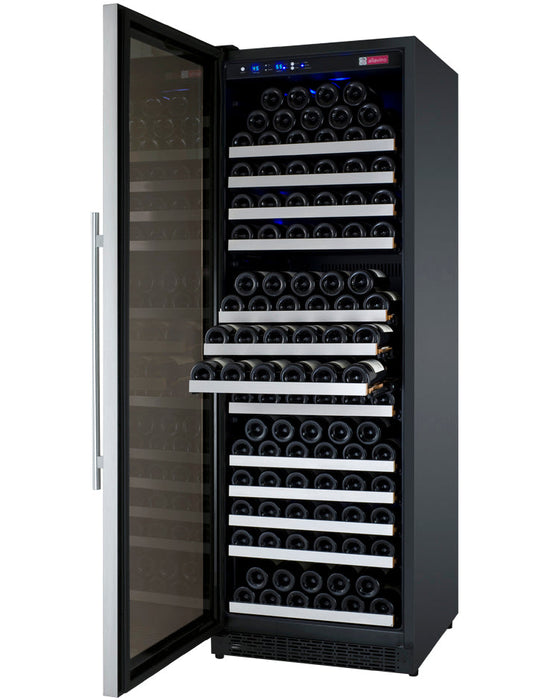 Allavino 24" Wide FlexCount II Tru-Vino 177 Bottle Single Zone Stainless Steel Wine Refrigerator