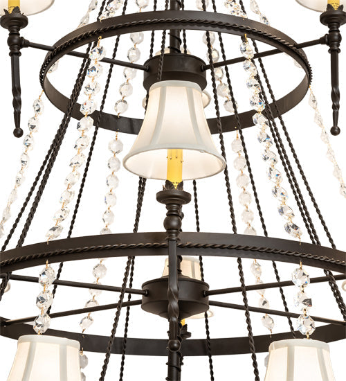 56" Wide Amaury 21 Light Three Tier Chandelier