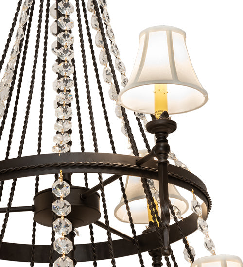 56" Wide Amaury 21 Light Three Tier Chandelier