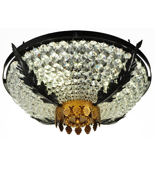 24" Wide Chrisanne Crystal Flushmount | 245004