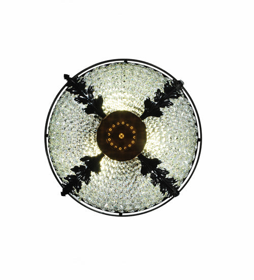 24" Wide Chrisanne Crystal Flushmount | 245004