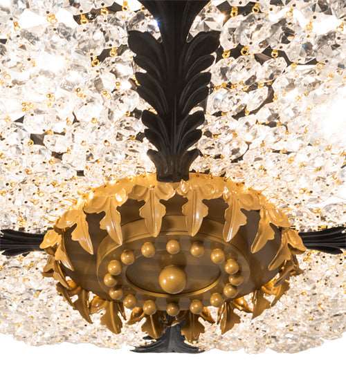 24" Wide Chrisanne Crystal Flushmount | 245004