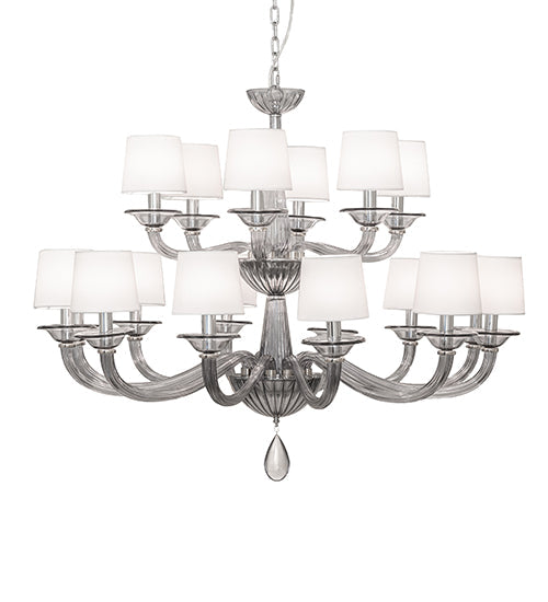 48" Wide Murano Almaden Southland 18 Light Chandelier