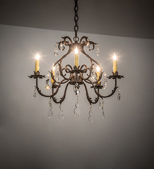 24" Wide Chantilly 5 Light Chandelier | 256731