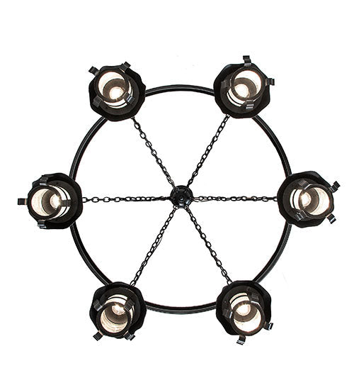 50" Wide Rutland 6 Lantern Chandelier | 259963