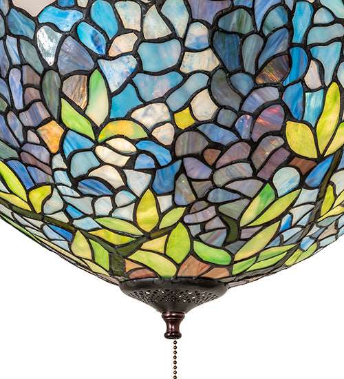 16" Meyda Tiffany Wide Wisteria Fan Light Fixture | 263354