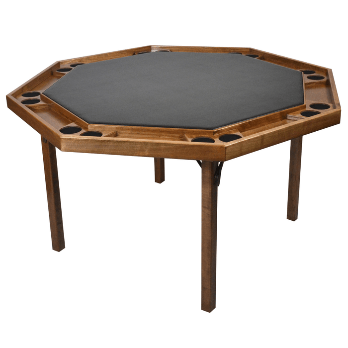 Kestell 8 Player 57" Maple Contemporary Folding Poker Table