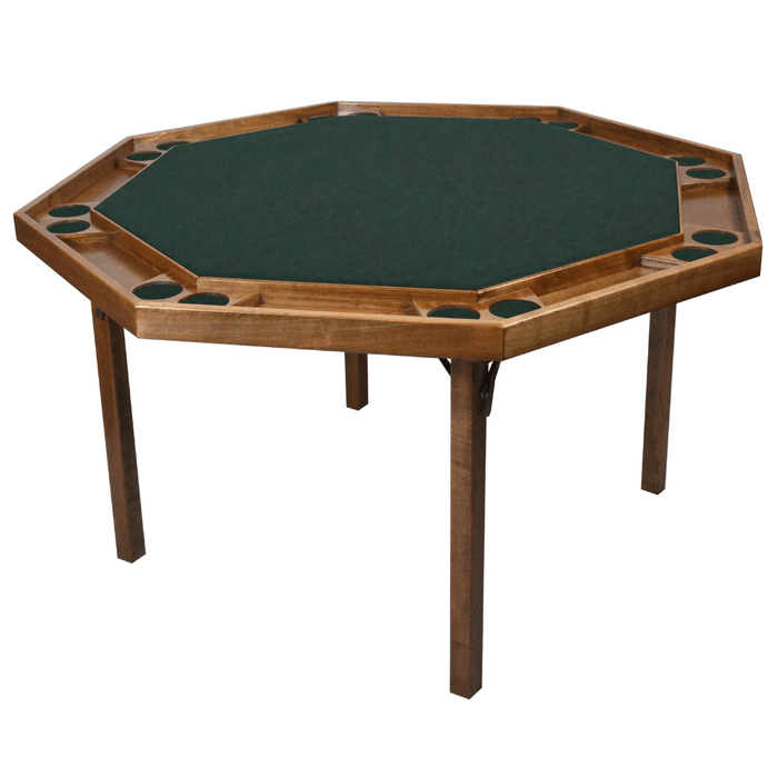 Kestell 8 Player 57" Maple Contemporary Folding Poker Table