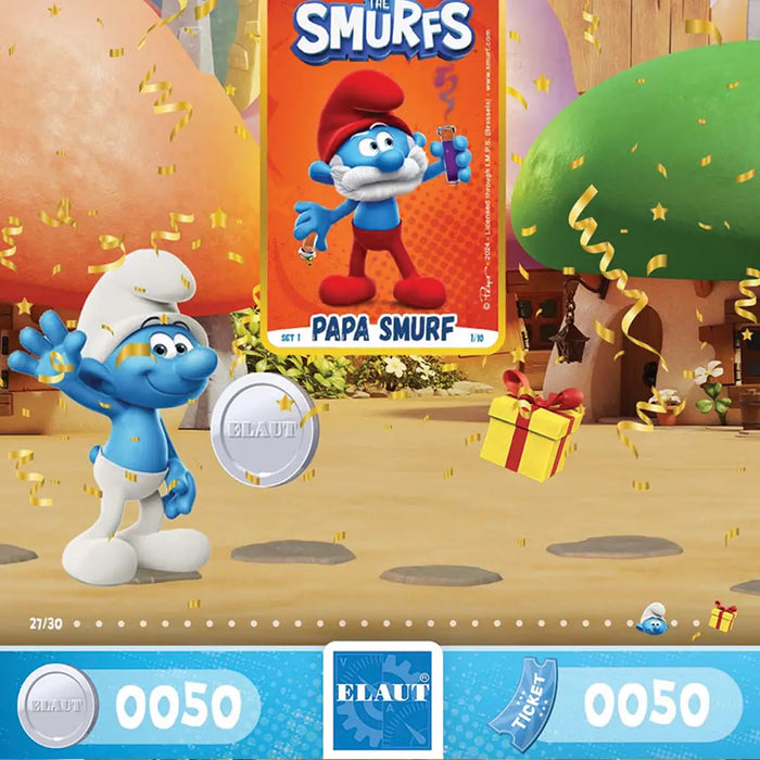 Elaut The Smurfs Coin Pusher 2 Player