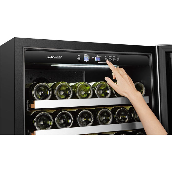 LanboPro 153 Bottle Dual Zone Wine Cooler