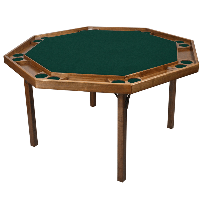 Kestell 8 Player 57" Maple Contemporary Folding Poker Table