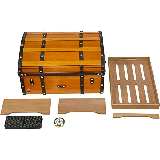 Gold Rush Desktop Cigar Humidor | Holds 125 Cigars