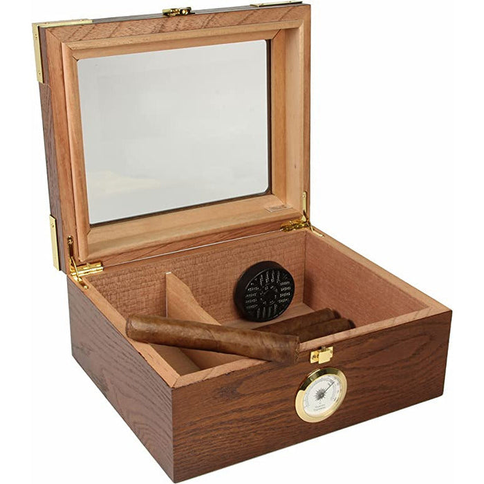 Capri Elegant Desktop Humidor | Holds 50 Cigars