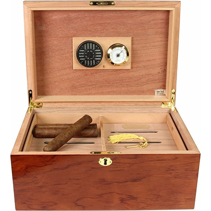 Milano Desktop Cigar Humidor | Holds 100 Cigars