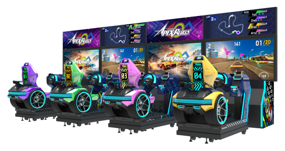 SEGA Arcade Apex Rebels Racing Arcade Game