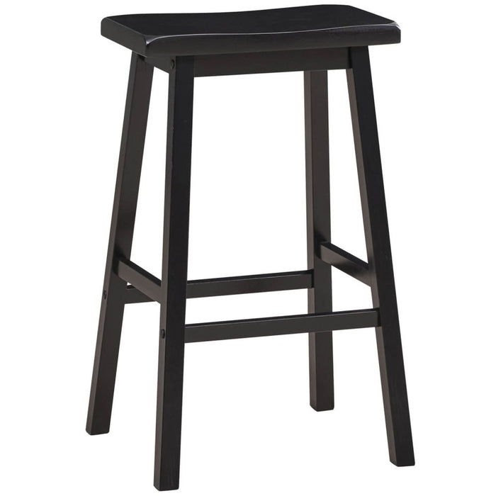 Ram Game Room Backless Saddle Barstool