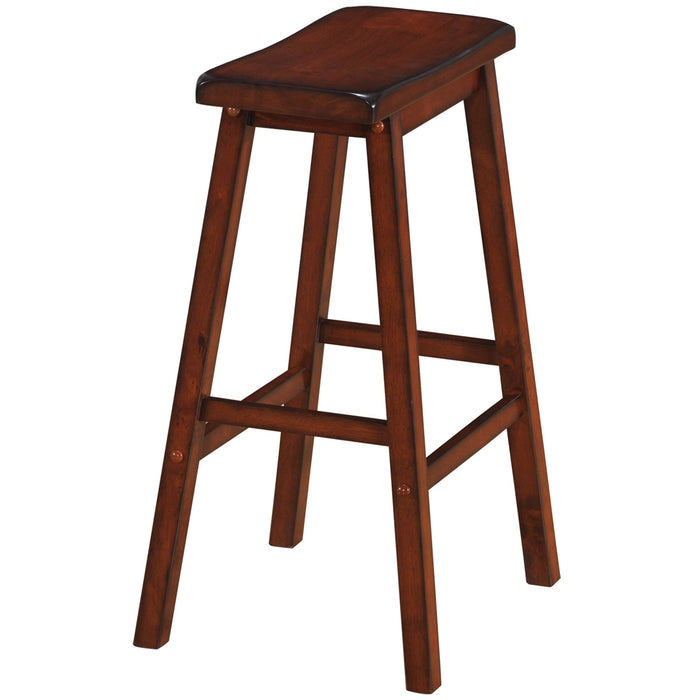 Ram Game Room Backless Saddle Barstool