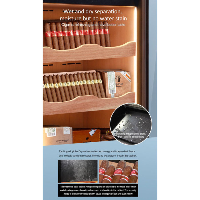 RACHING C230A Electric Cigar Humidor - 1200 Cigar Capacity