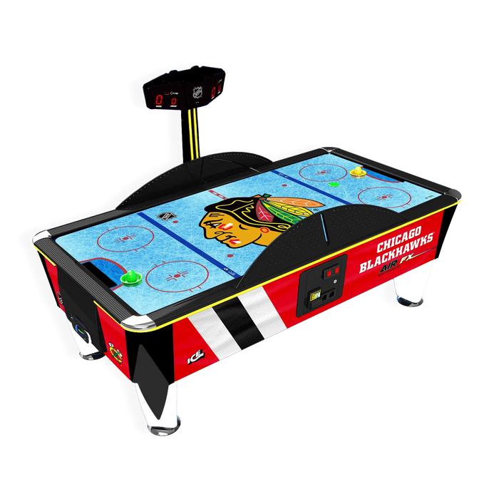 Chicago Blackhawks Edition Nhl Licensed Air Fx Air Hockey Full Size Table