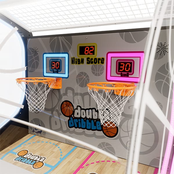 ICE Double Dribble Arcade Basketball Game