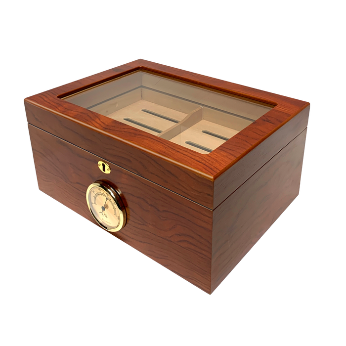 Bally Desktop Cigar Humidor | Holds 100 Cigars