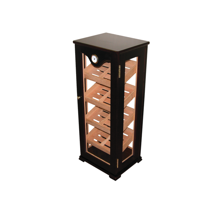 Deluxe Vertical Display Cigar Humidor | Holds 100 Cigars