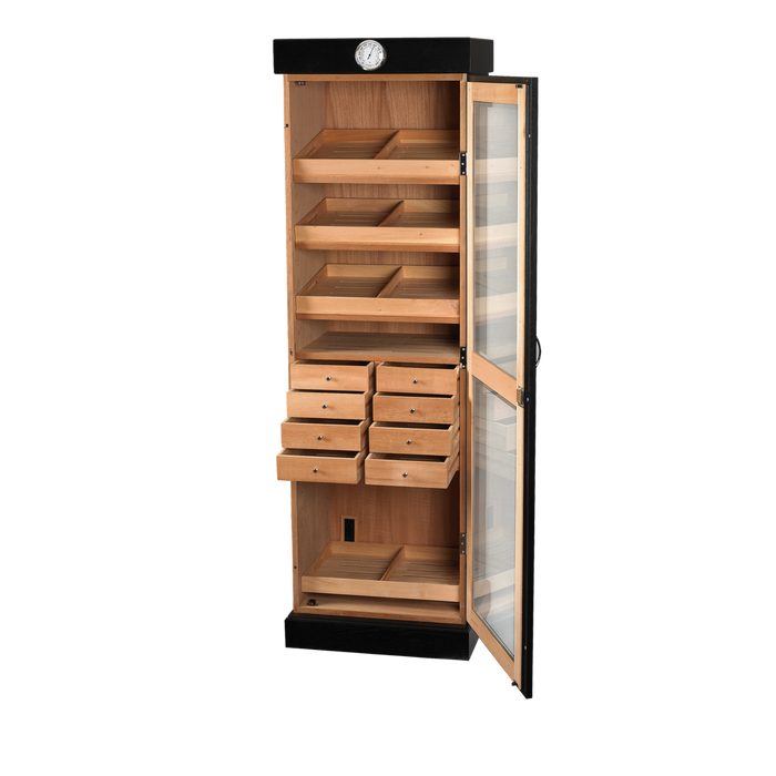 Humidor Supreme Cigar Humidor Tower Cabinet | Holds 2000 Cigars