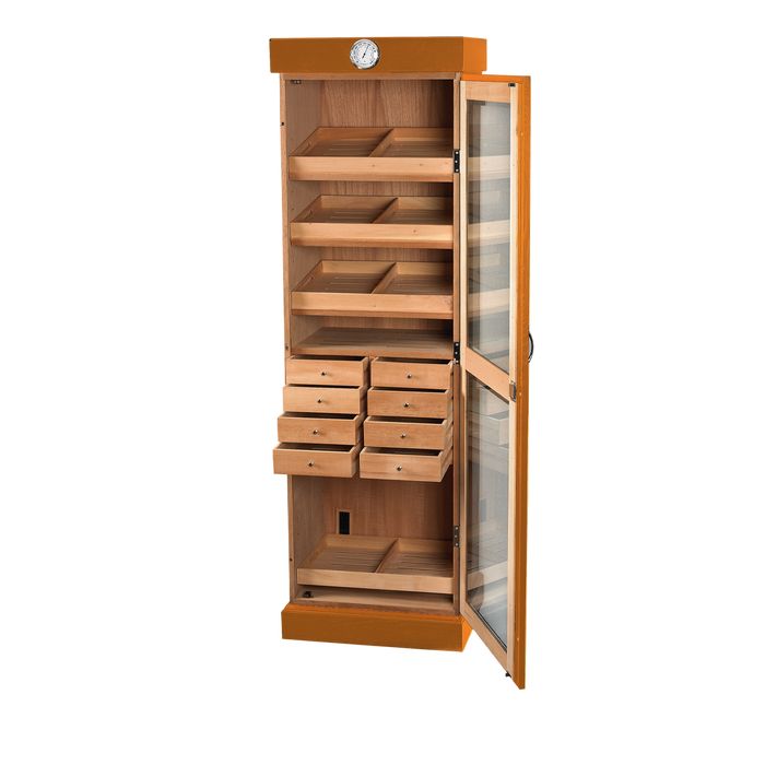 Humidor Supreme Cigar Humidor Tower Cabinet | Holds 2000 Cigars