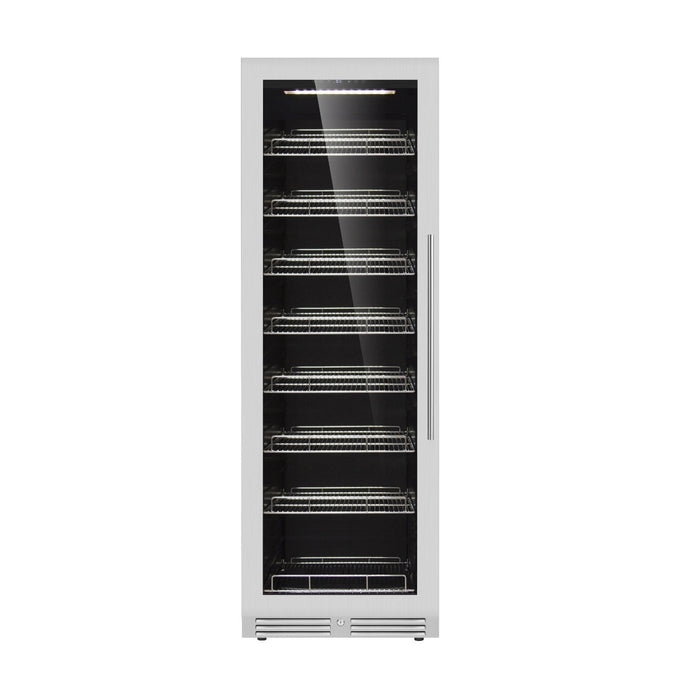 Large Beverage Refrigerator With Low-E Glass Door - KingsBottle KBU425BX