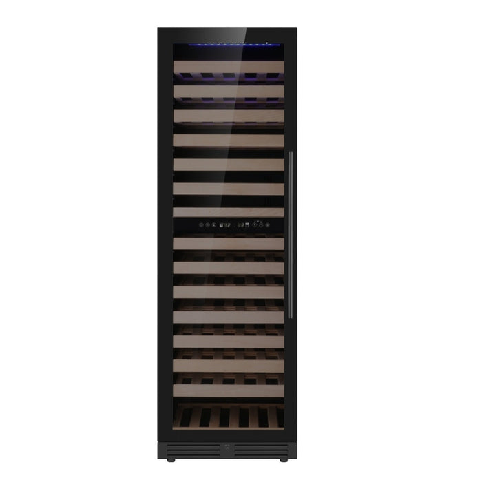 Upright Low-E Glass Door Dual Zone Large Wine Cooler - KingsBottle KBU425DX