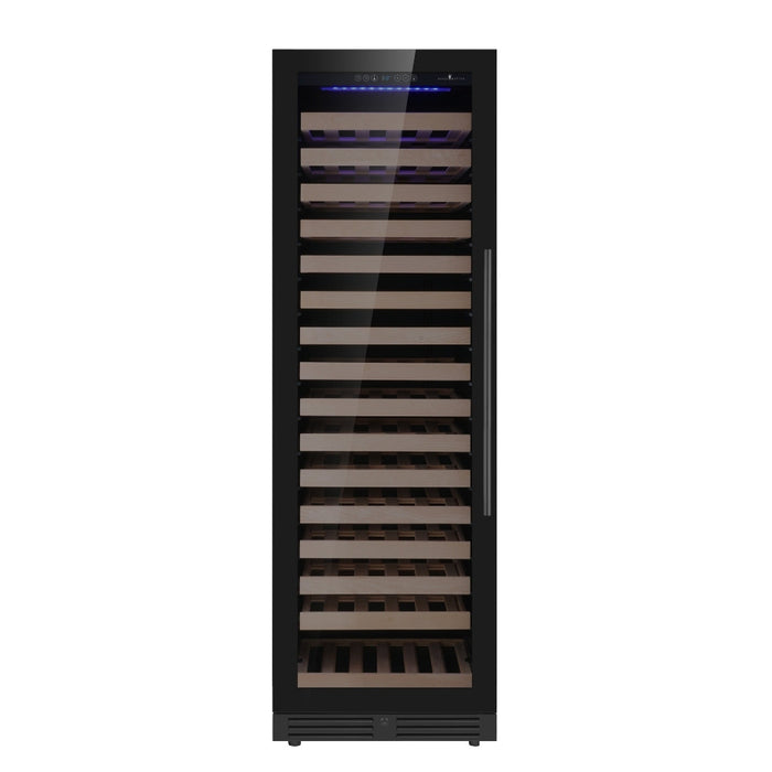 Upright Single Zone Large Wine Cooler With Low-E Glass Door - KingsBottle KBU425WX