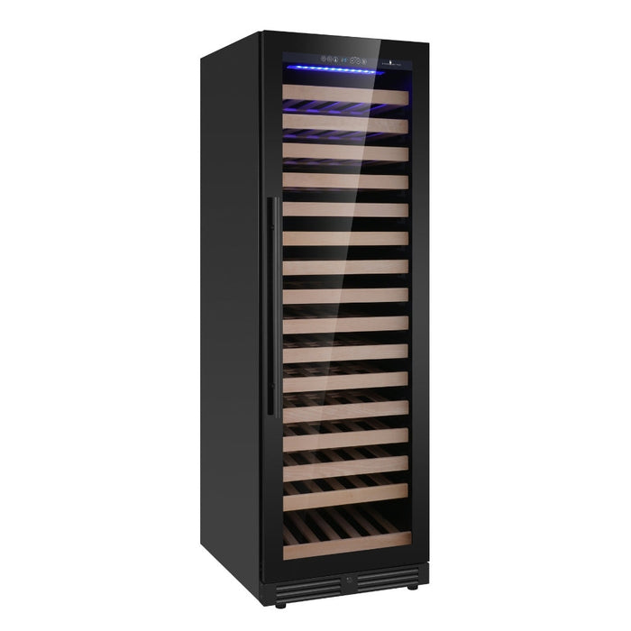 Upright Single Zone Large Wine Cooler With Low-E Glass Door - KingsBottle KBU425WX