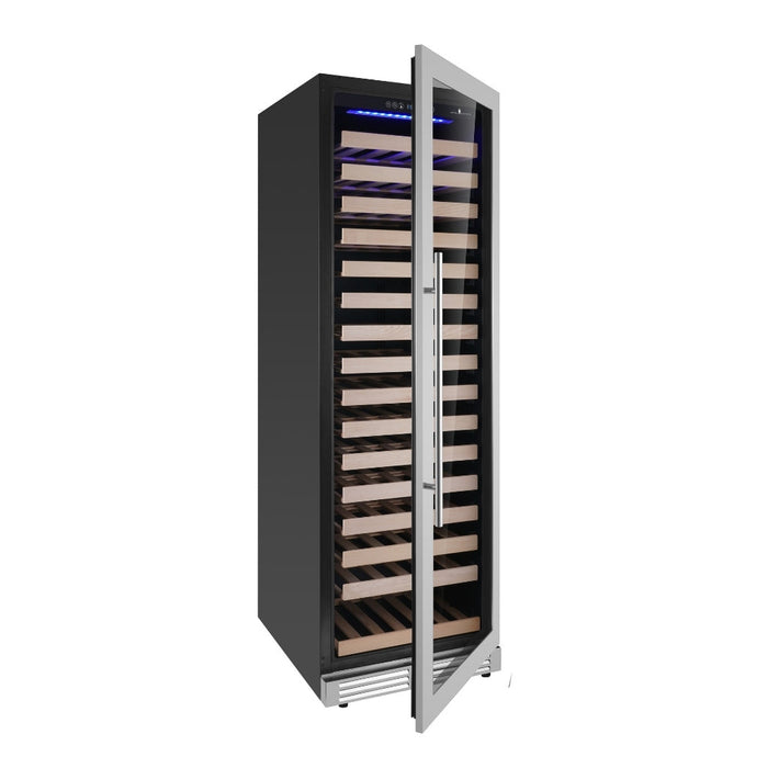 Upright Single Zone Large Wine Cooler With Low-E Glass Door - KingsBottle KBU425WX