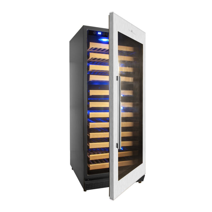 100 Bottle Kitchen Wine Refrigerator Freestanding - KingsBottle KBU100WX