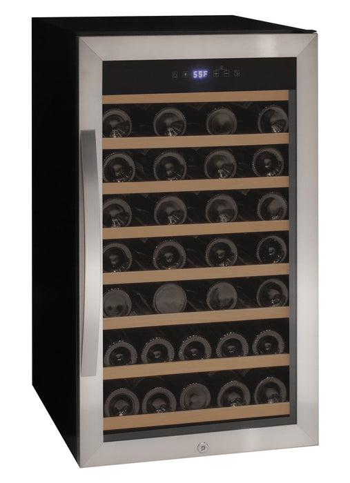 Allavino Cascina Series 50 Bottle Single Zone Freestanding Wine Cooler Refrigerator with Stainless Steel Door