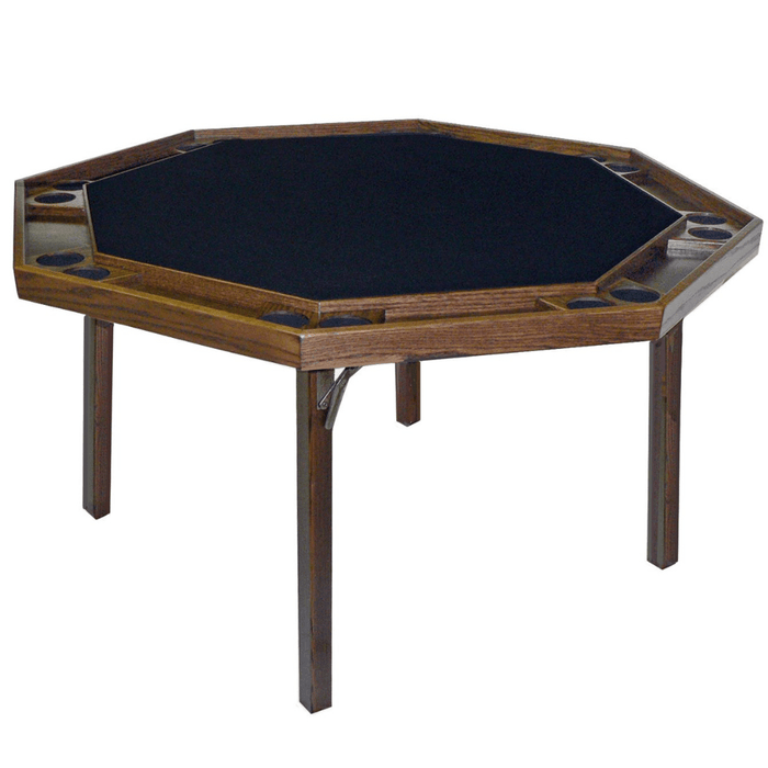 Kestell 8 Player 52" Maple Contemporary Folding Poker Table