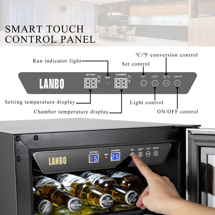 Lanbo 70 Can Beverage Refrigerator