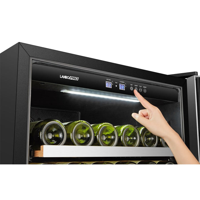 LanboPro 164 Bottle Single Zone Wine Cooler