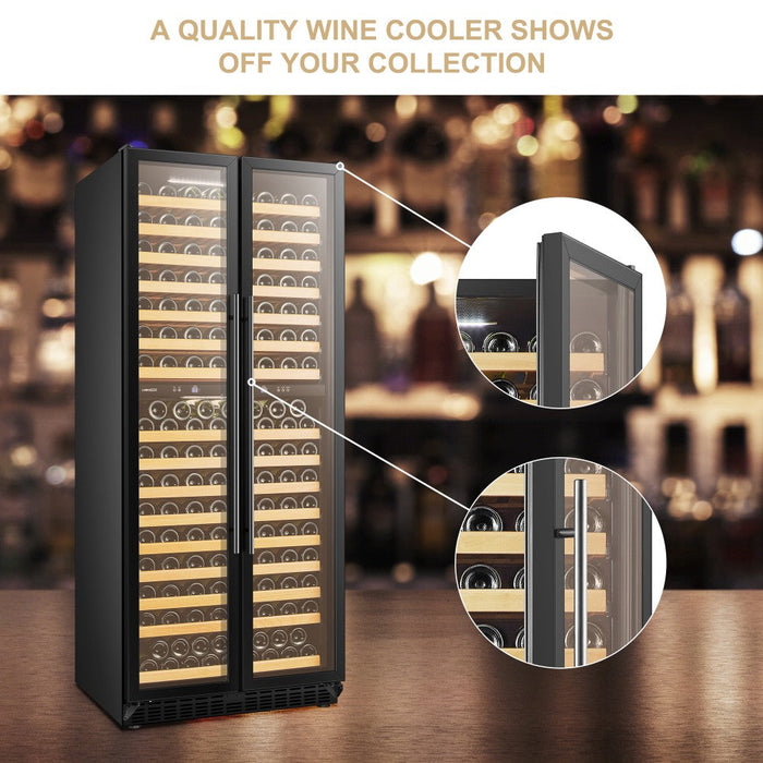 LanboPro 287 Bottle Dual Zone Wine Cooler