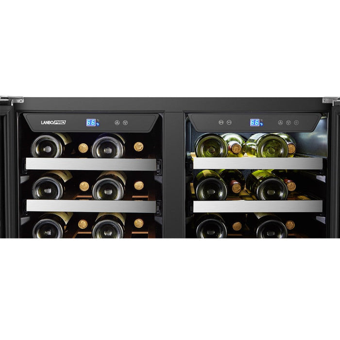 LanboPro 62 Bottle Dual Zone Wine Cooler