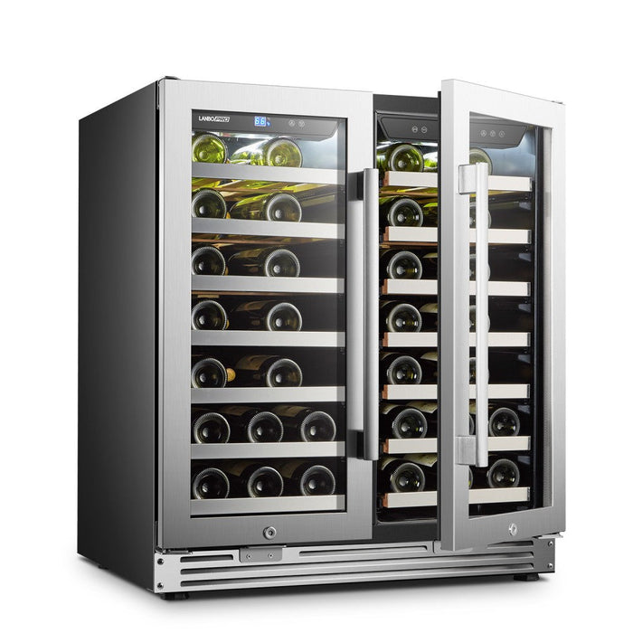 LanboPro 62 Bottle Dual Zone Wine Cooler