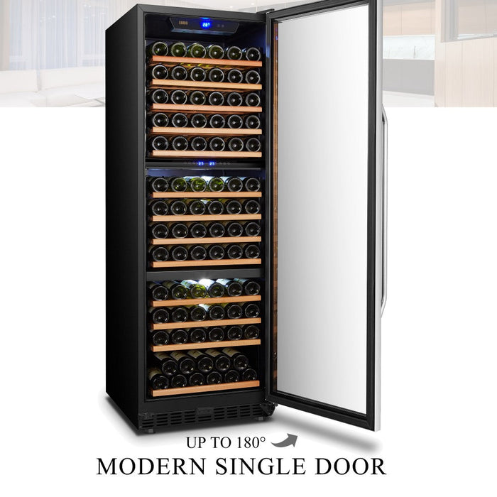 Lanbo 149 Bottle Triple Zone Wine Cooler