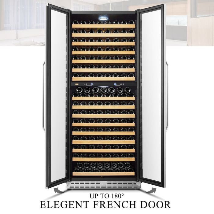 Lanbo Luxury 287 Bottle Dual Zone Wine Cooler