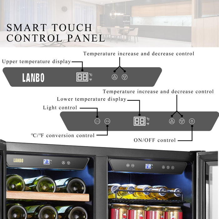 Lanbo 30 Inch Wine & Beverage Cooler