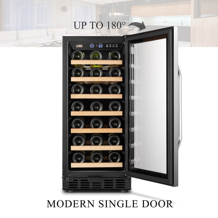 Lanbo 33 Bottle Single Zone Wine Cooler