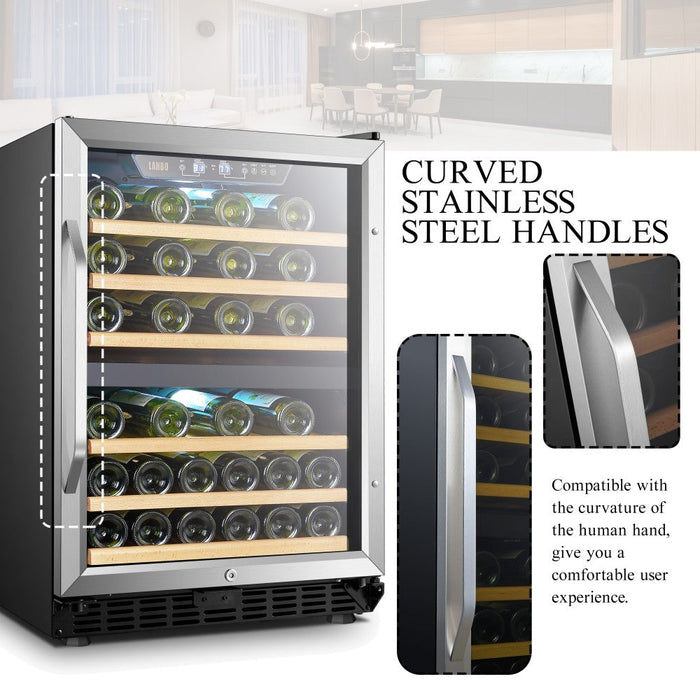 Lanbo 46 Bottle Dual Zone Wine Cooler