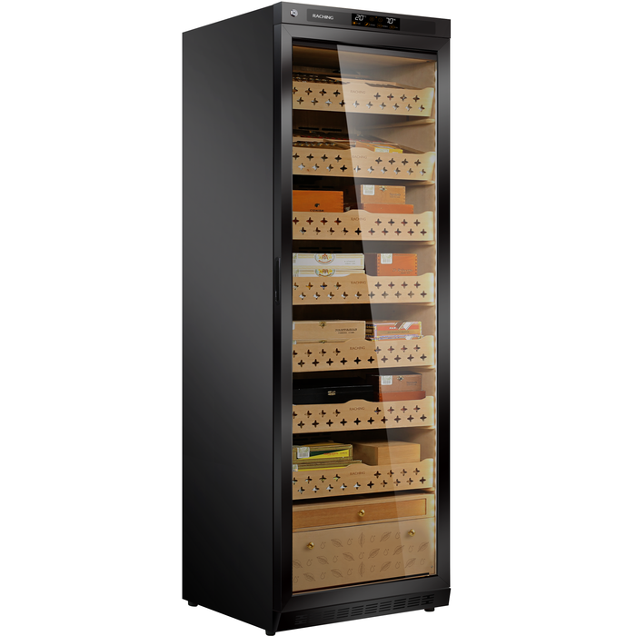 RACHING MON3800A Electronic Cigar Humidor Cabinet 1800 Cigar Capacity